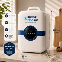 Mini Frigobar Refrigerador Frost Max Pro 110/220V