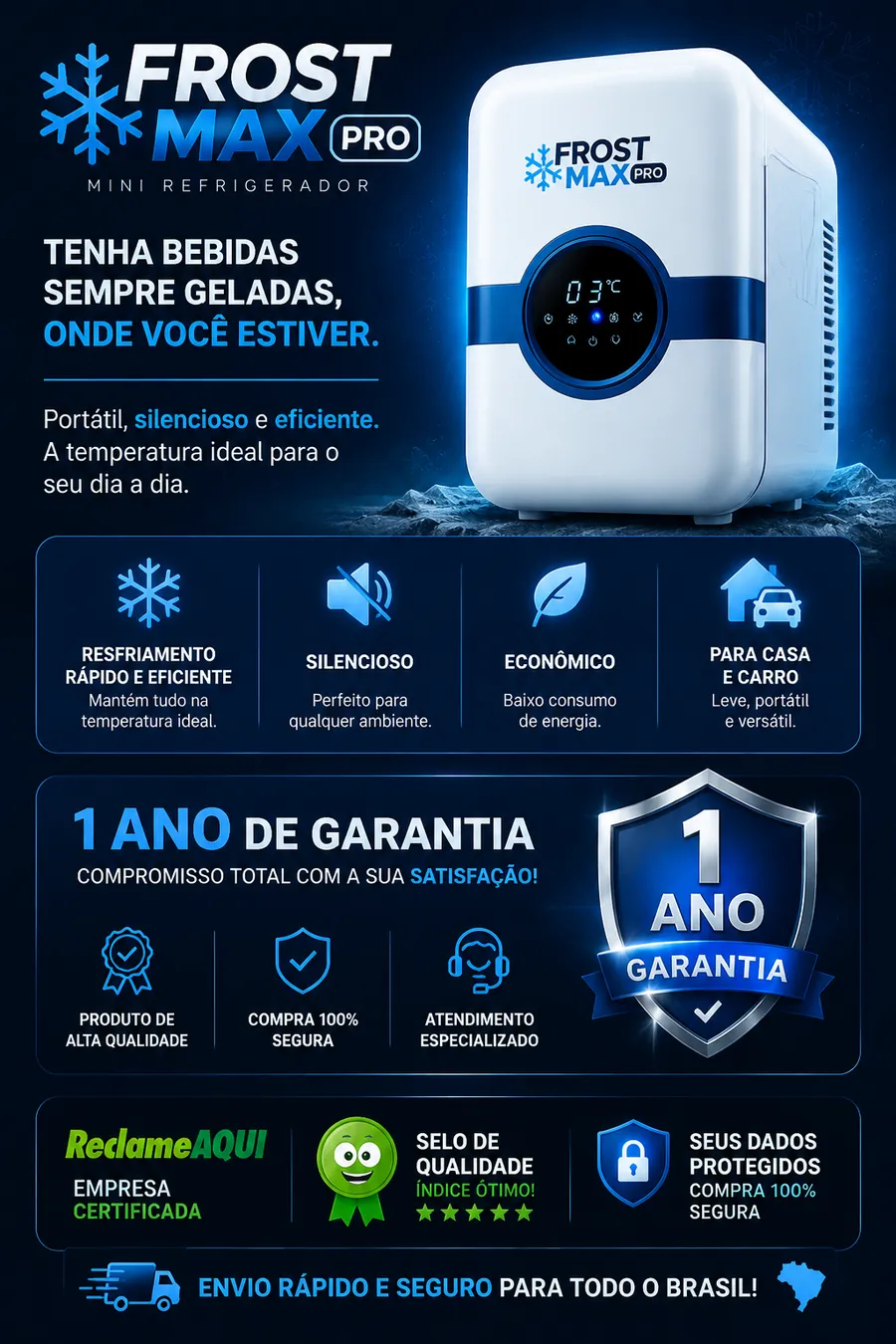 Frost Max Pro - Mini Refrigerador